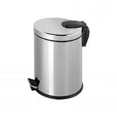 Pedallı Çöp Kovası Paslanmaz Krom 12 Litre